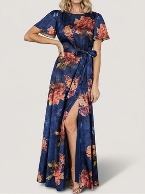 Baltic Born Colina Maxi Dress | Navy Floral